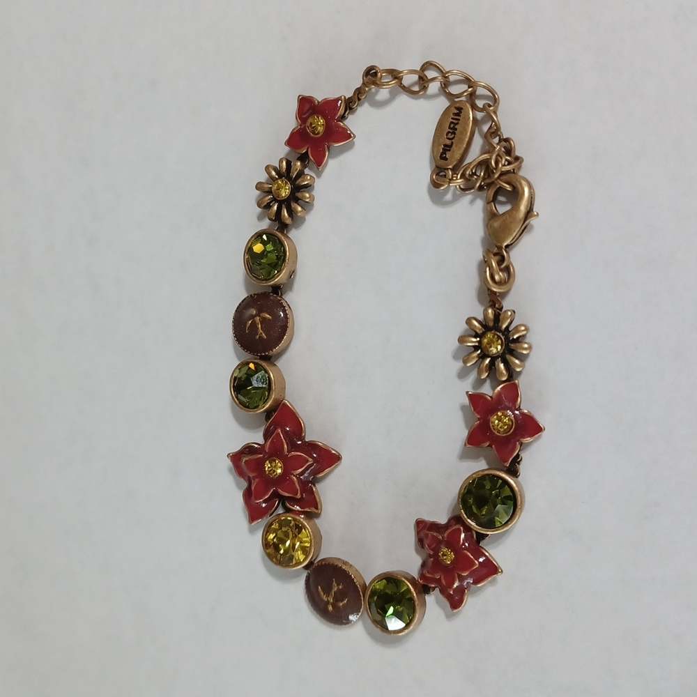 Vintage Pilgram  Christmas Bracelet